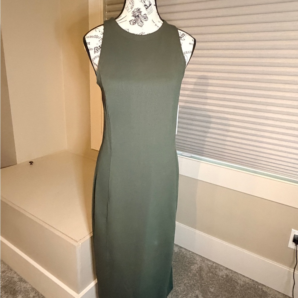 Athleta Olive Midi Dress
